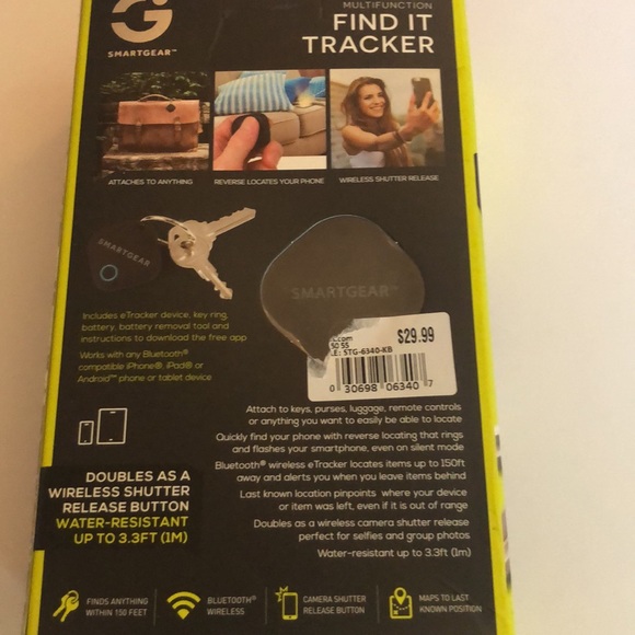 NWT Smart Gear Multifunctional Find It Tracker - Picture 3 of 3
